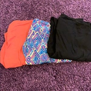 Lularoe TC leggings. 3 pack. Black!